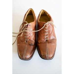 Sandro Mens brown oxford driving loafer shoes 10.5D comfort walk